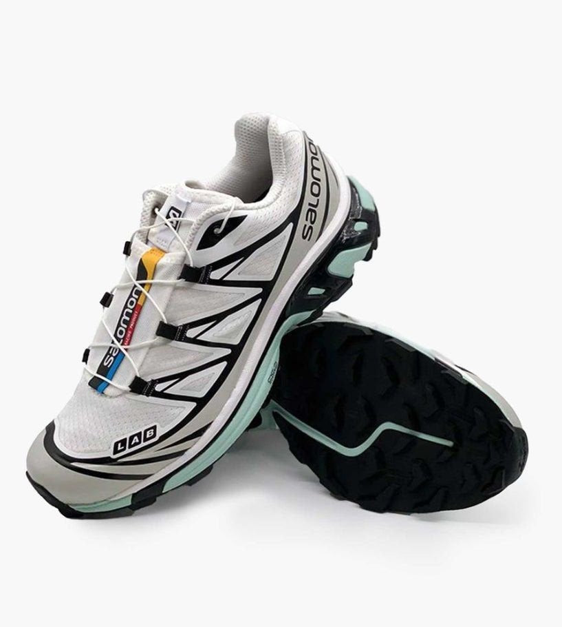 Salomon XT-6 sneaker in the "White Icy Morn